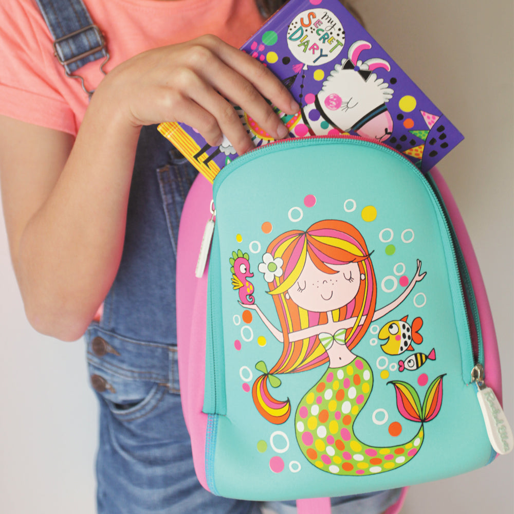 Small Neoprene Rucksacks Mermaid