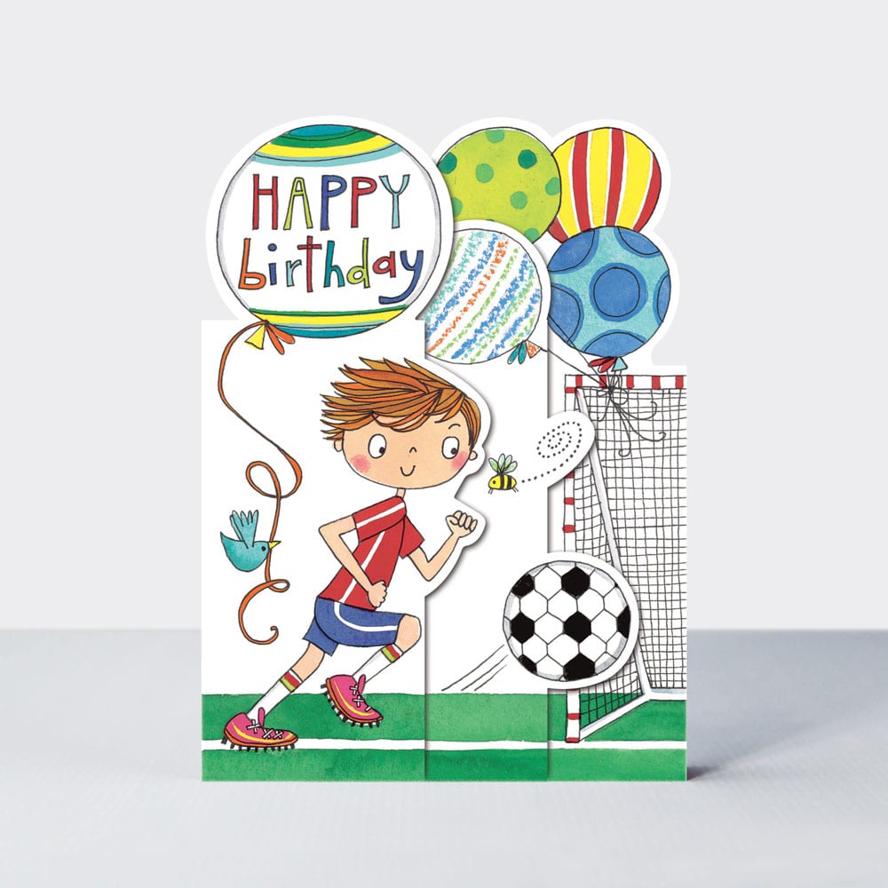 Whippersnappers - Happy Birthday Footballer - Birthday Card