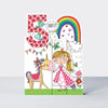 Whippersnappers - Age 5 Girl Princess  - Birthday Card