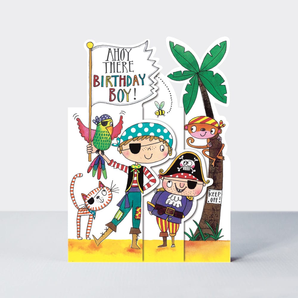 Whippersnappers - Birthday Boy Pirates - Birthday Card