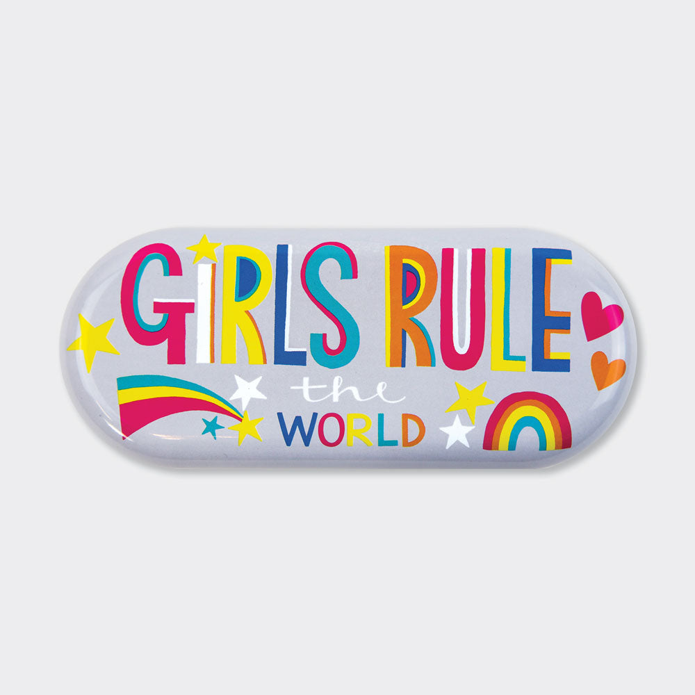 Glasses Case Tin - Girls Rule the World