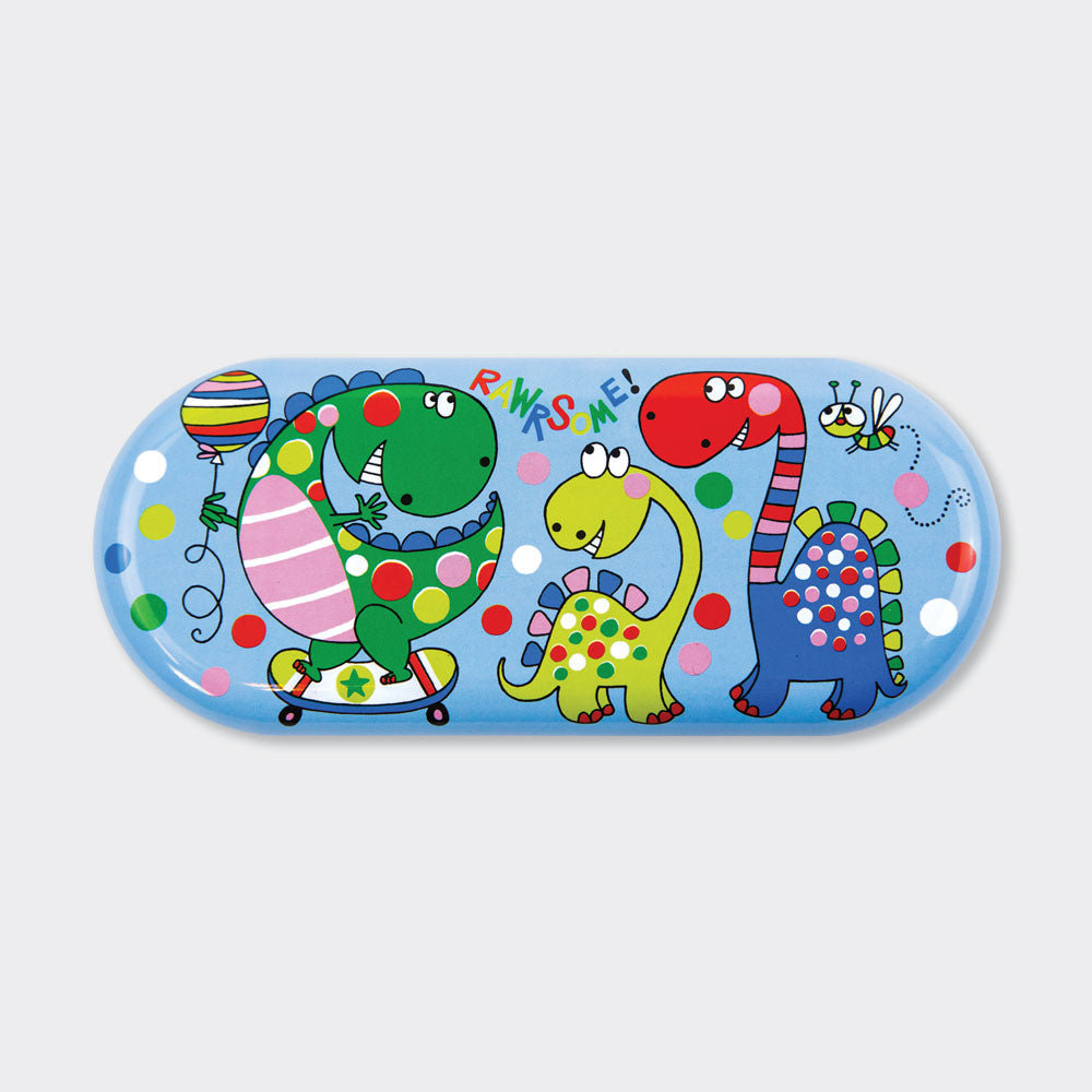 Dinosaur Glasses Case Tin -Roarsome