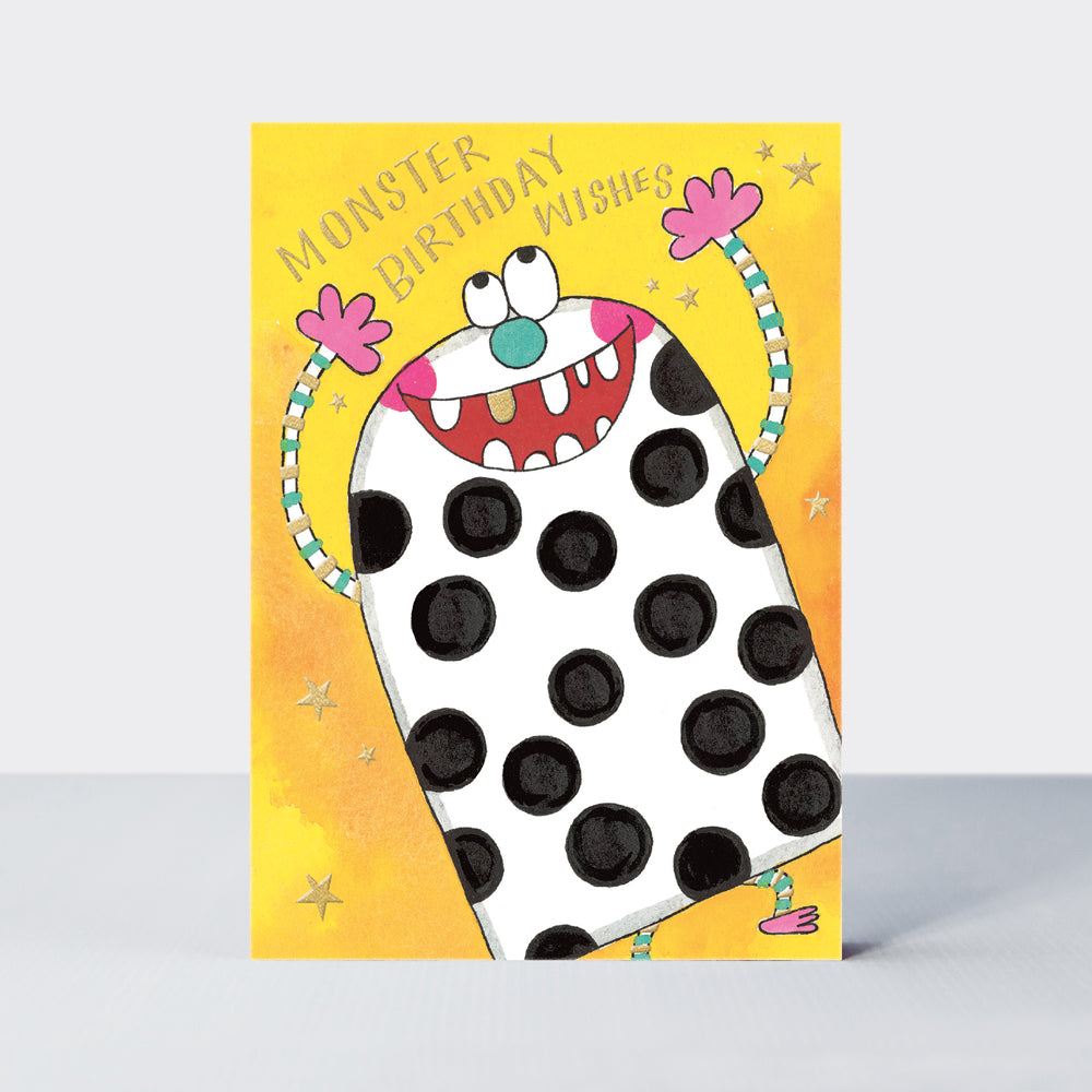 Spot - Monster Birthday Wishes - Birthday Card