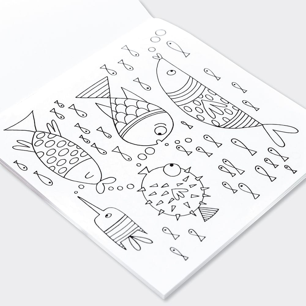Under the Sea Mermaid Colouring Book