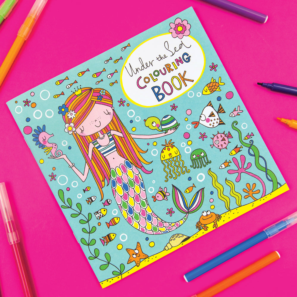 Under the Sea Mermaid Colouring Book