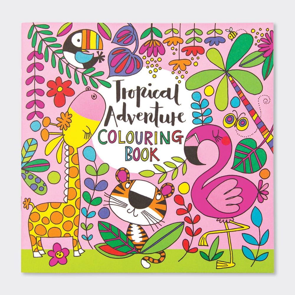 Tropical Adventure Jungle Colouring Book