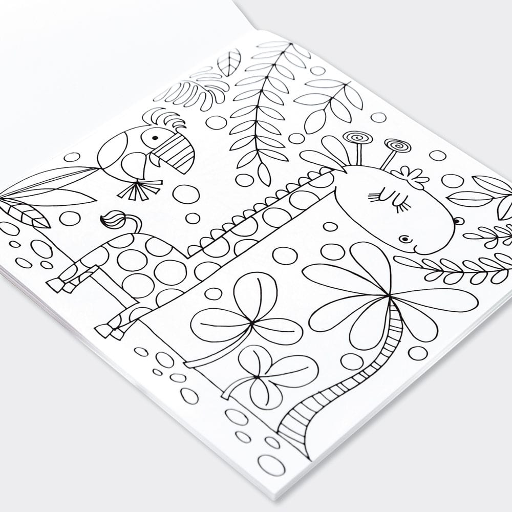 Tropical Adventure Jungle Colouring Book