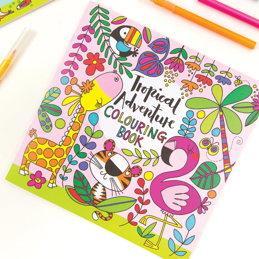 Tropical Adventure Jungle Colouring Book