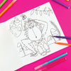 Tropical Adventure Jungle Colouring Book