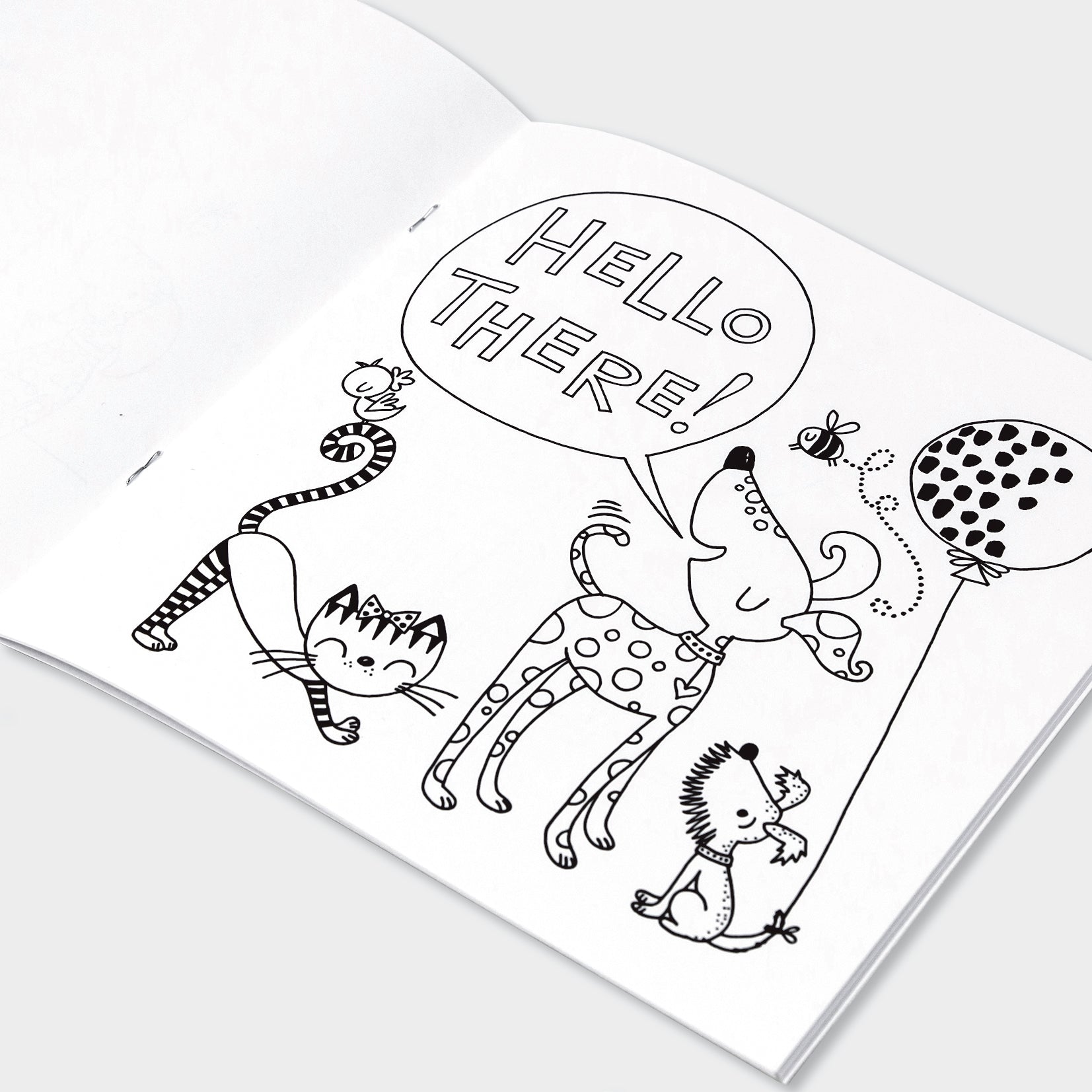 Dogs &amp; Cats Colouring Book