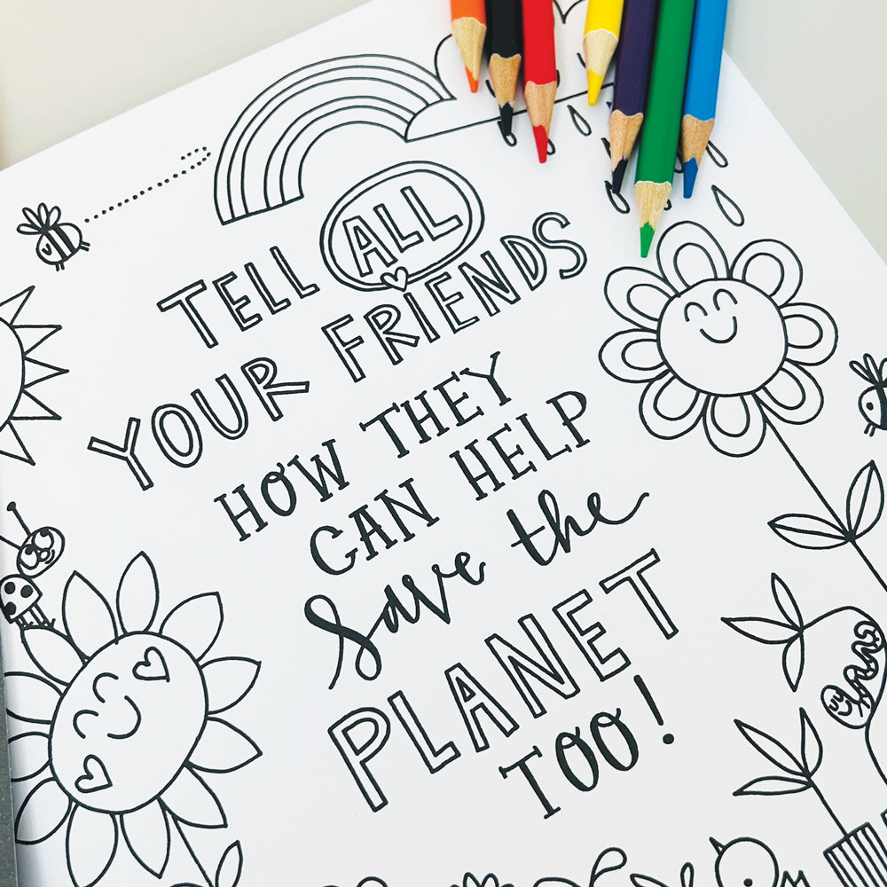 Save The Earth Colouring Book