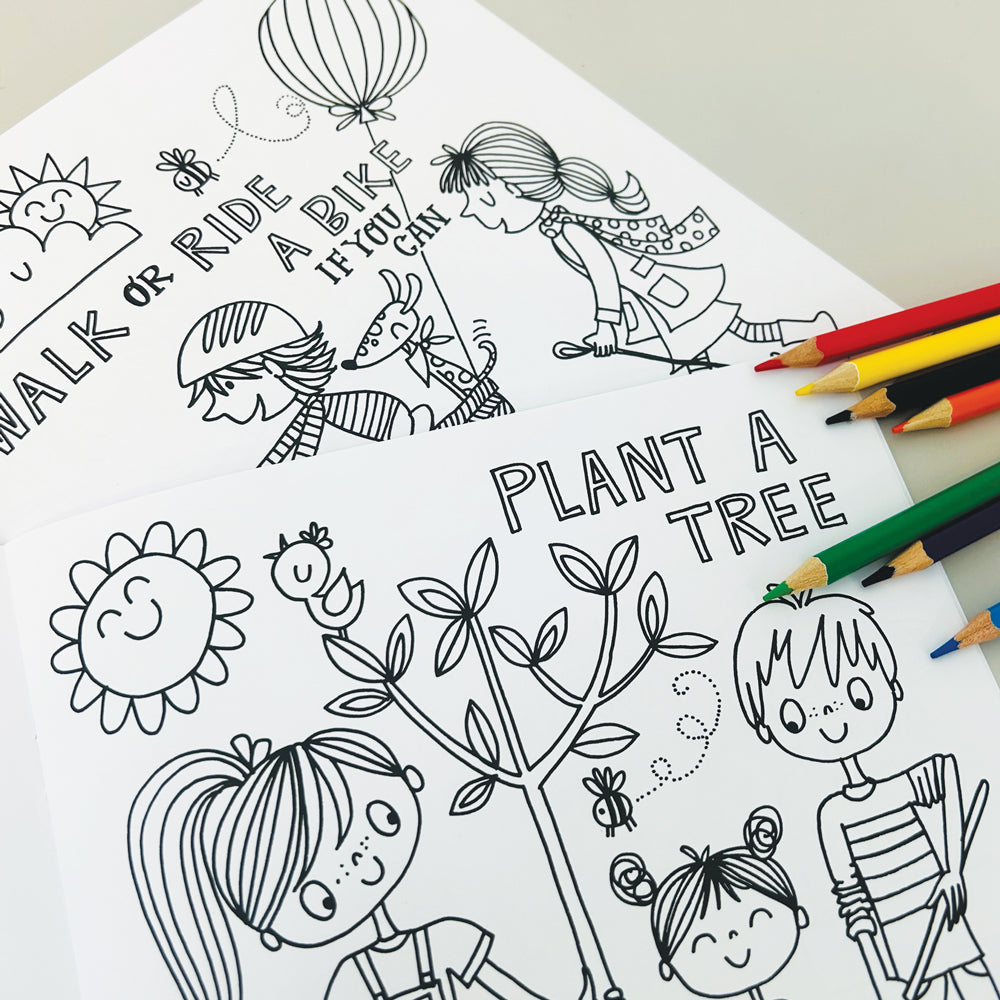 Save The Earth Colouring Book