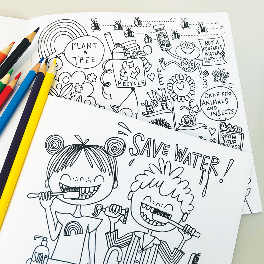 Save The Earth Colouring Book