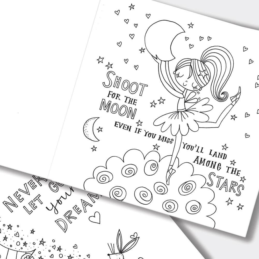 Moondance Ballerina Colouring Book