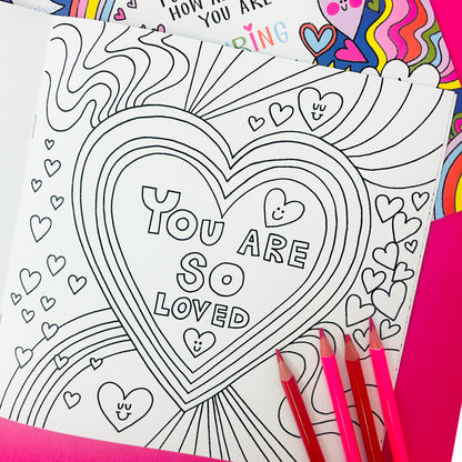 Never Forget How Amazing You Are Colouring Book