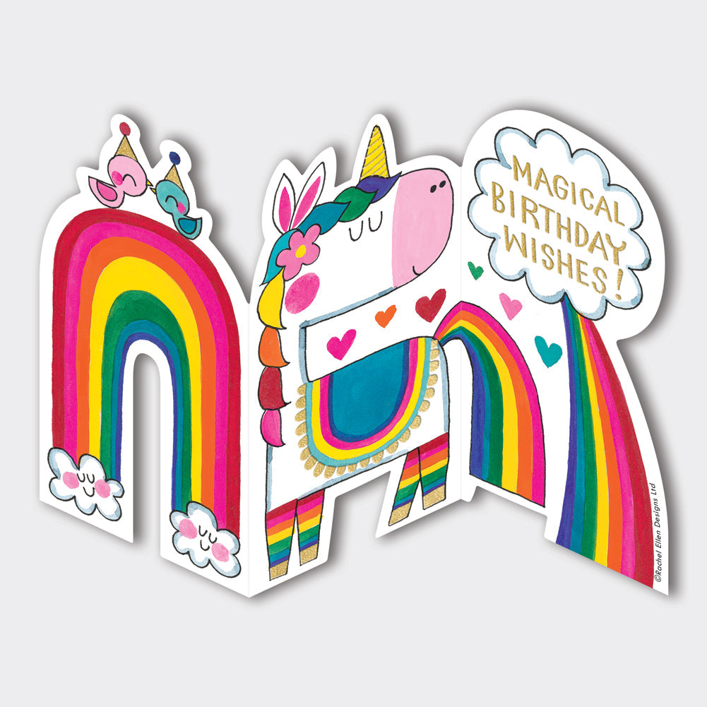 Squiggles - Magical Birthday Wishes/Unicorn Birthday Card
