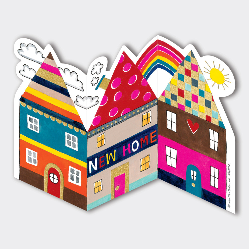 Squiggles - New Home/Houses Card