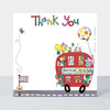 Birthday Bus Thank You Note Cards ‐ (Pack of 8)