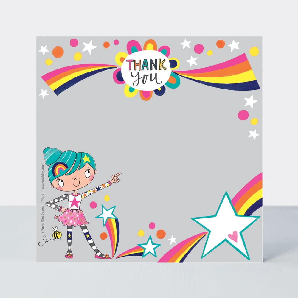Girl Power Thank You Note Cards (Pack of 8)