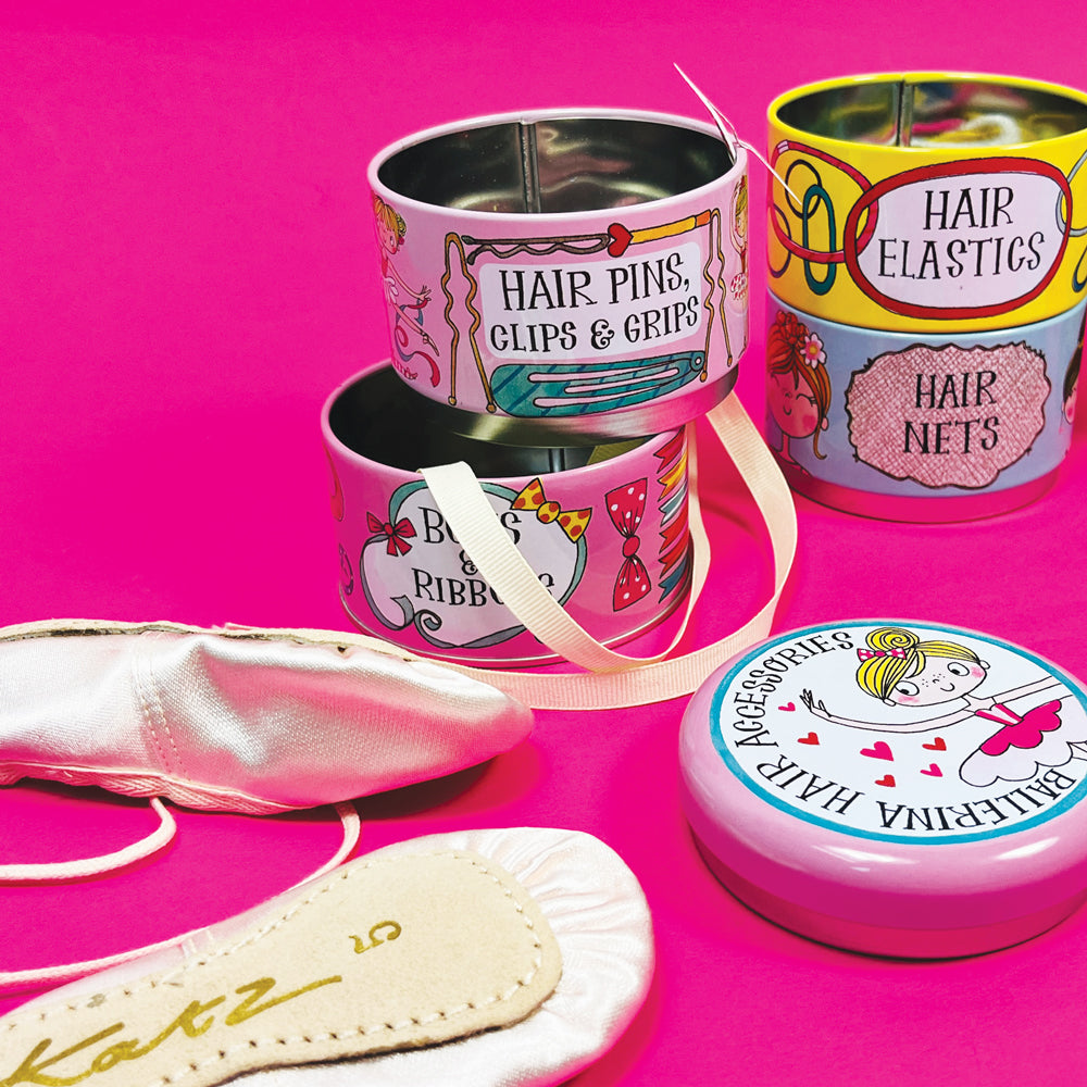 Stacking Tins - Ballerina Hair Accessories