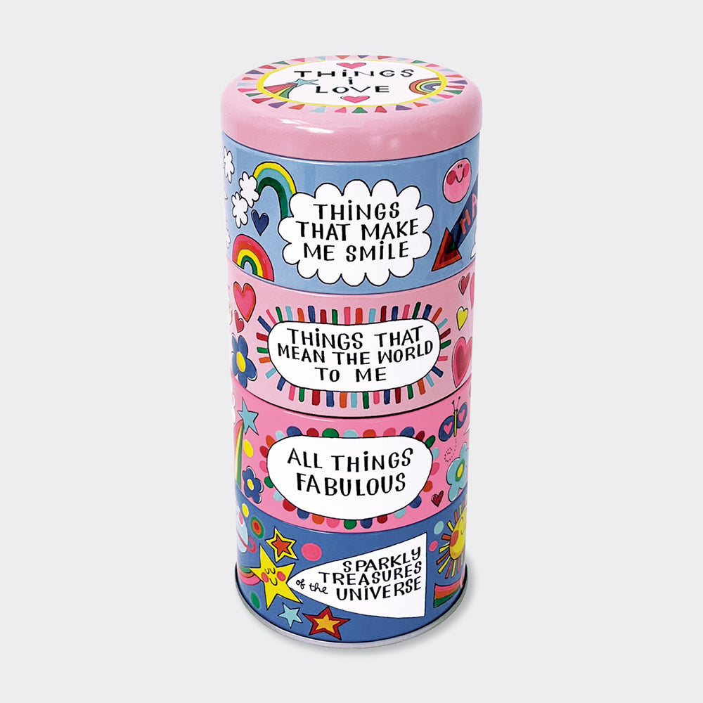 Stacking Tins - Things I Love