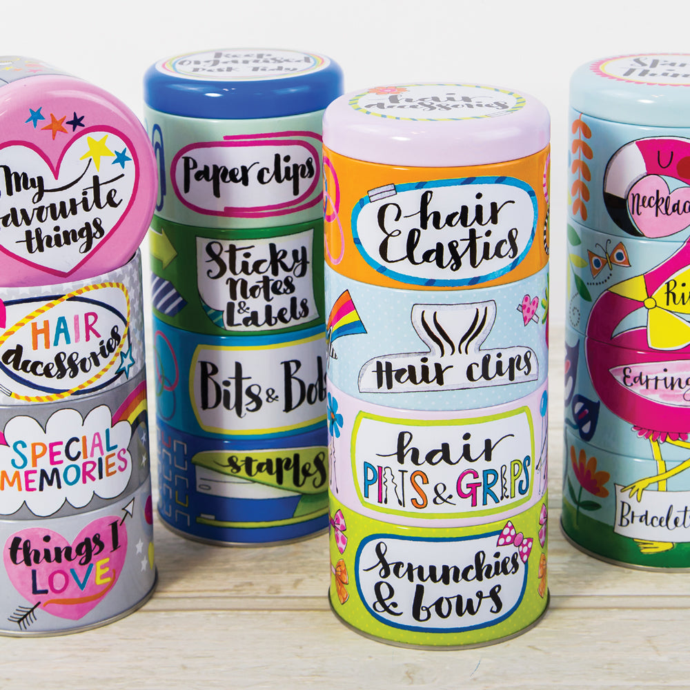 Stacking Tin - Hair Accessories