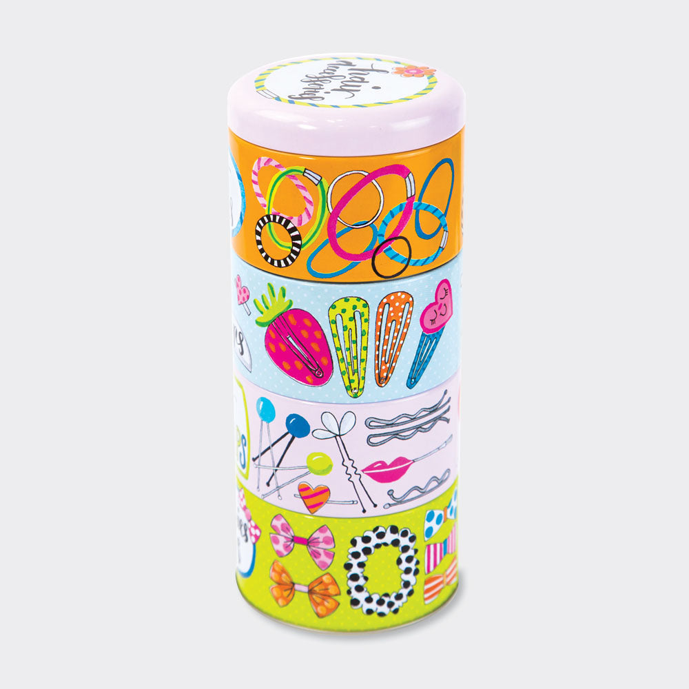 Stacking Tins ‐ Hair Accessories