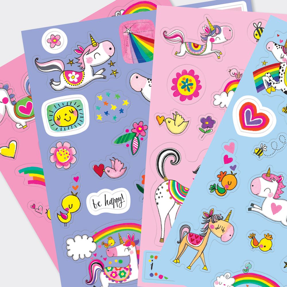 Sticker Books - Unicorns & Rainbows