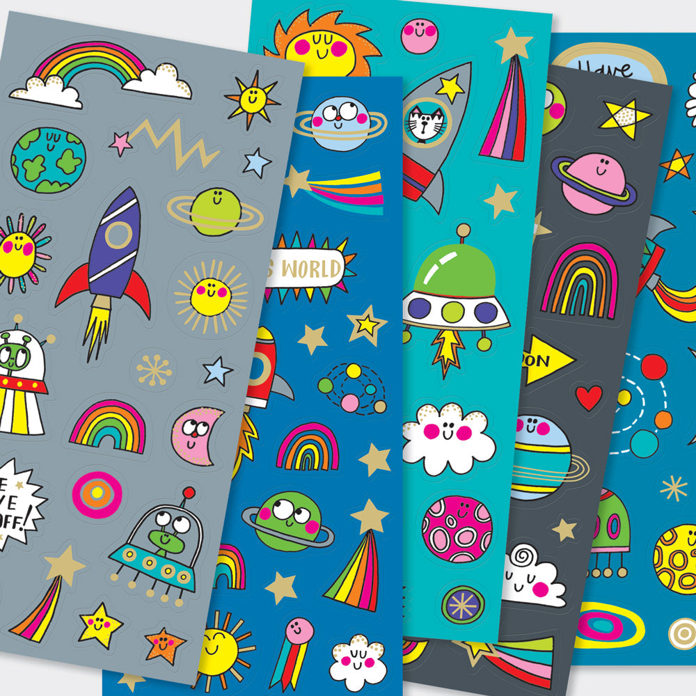 Luxury Foiled Sticker Books - Cosmic Stickers