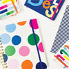 200-Page Lined Wirebound Notebook - Jot It Down/Dots