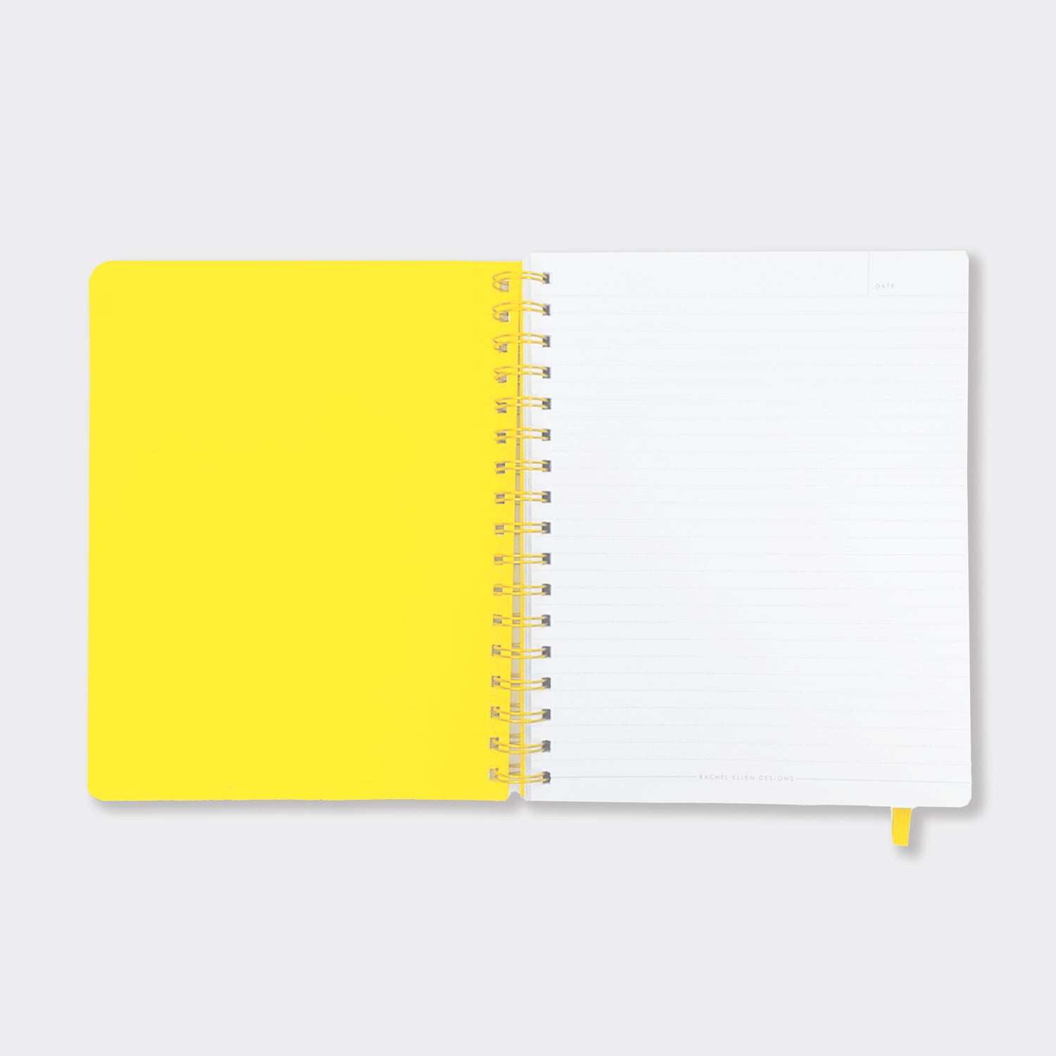200-Page Lined Wirebound Notebook -  Daisy Floral