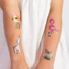 Children's 'Love Our Planet' Animal Temporary Tattoos