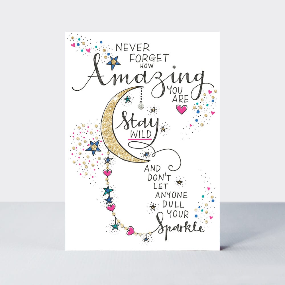 TLC - Never forget how amazing/moon - Greetings Card