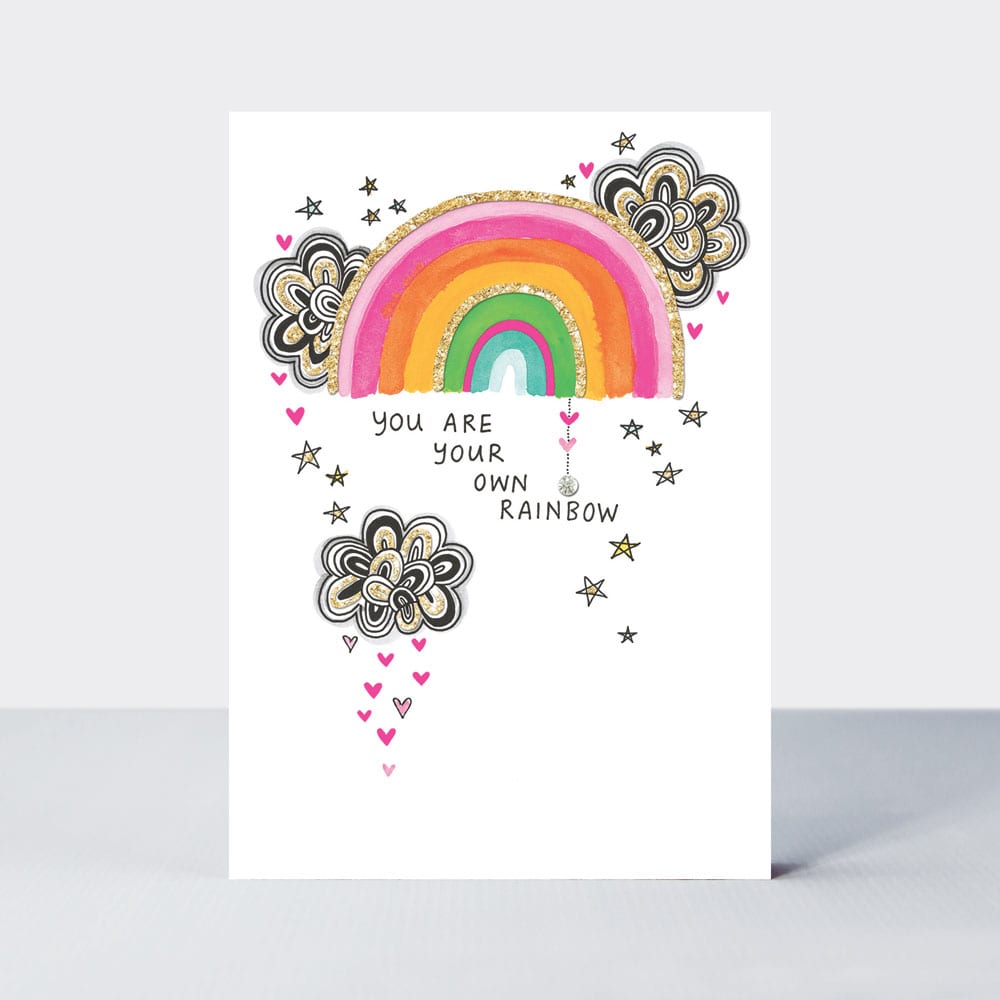 TLC - You are your own rainbow - Greetings Card