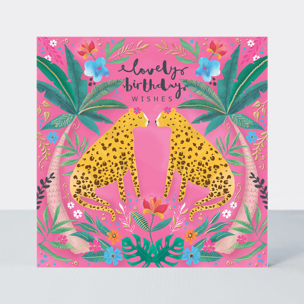 Tropics - Birthday/Leopards - Birthday Card