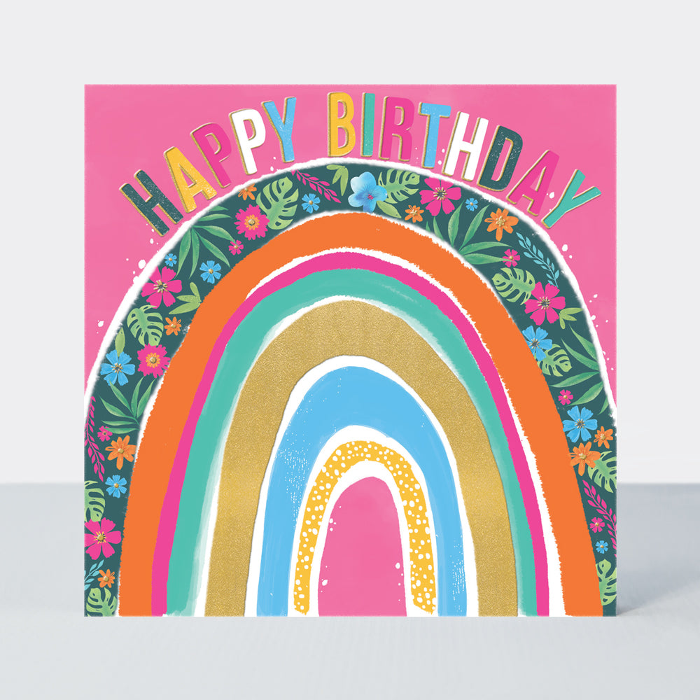 Tropics - Happy Birthday/Rainbow - Birthday Card