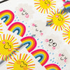 Children's Umbrella - Sun, rainbows & clouds