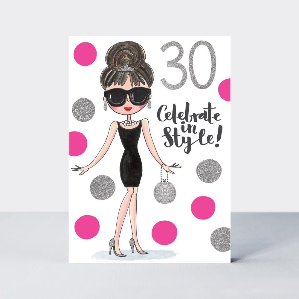 Venus - 30th Birthday Card celebrate in style/Holly
