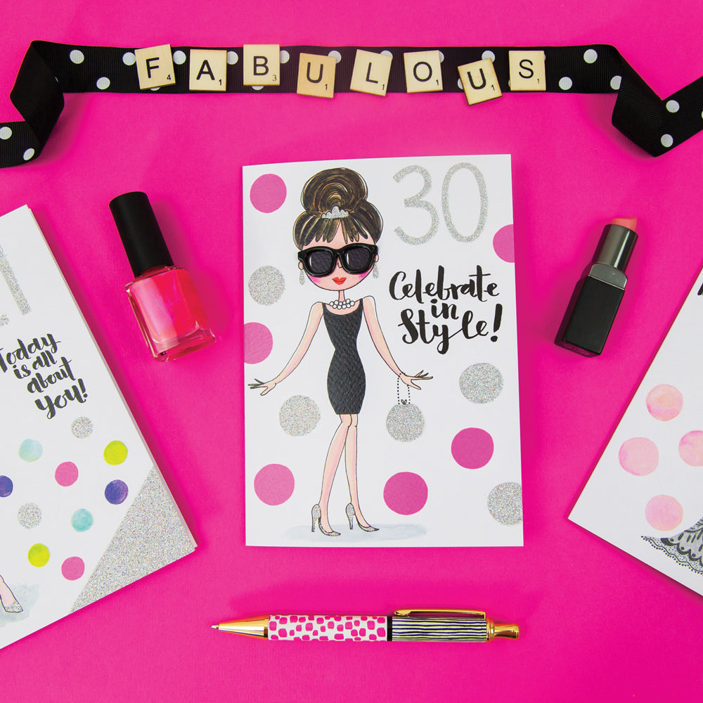 Venus - 30th Birthday Card celebrate in style/Holly