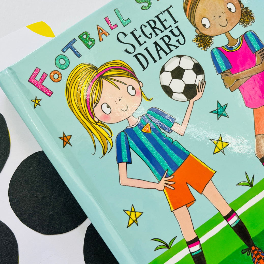 Girls Football Secret Diary with Lock & Keys
