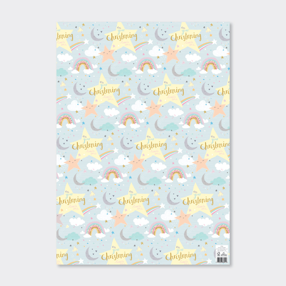 Gift Wrap Sheet - Christening