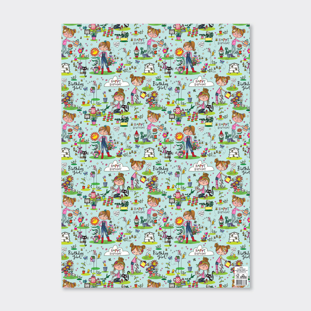 Gift Wrap Sheet -Little Gardener