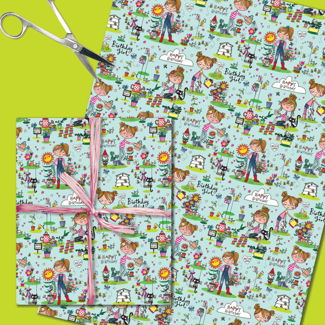 Gift Wrap Sheet -Little Gardener