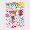 Letter Writing Set Wallet - Over the Rainbow