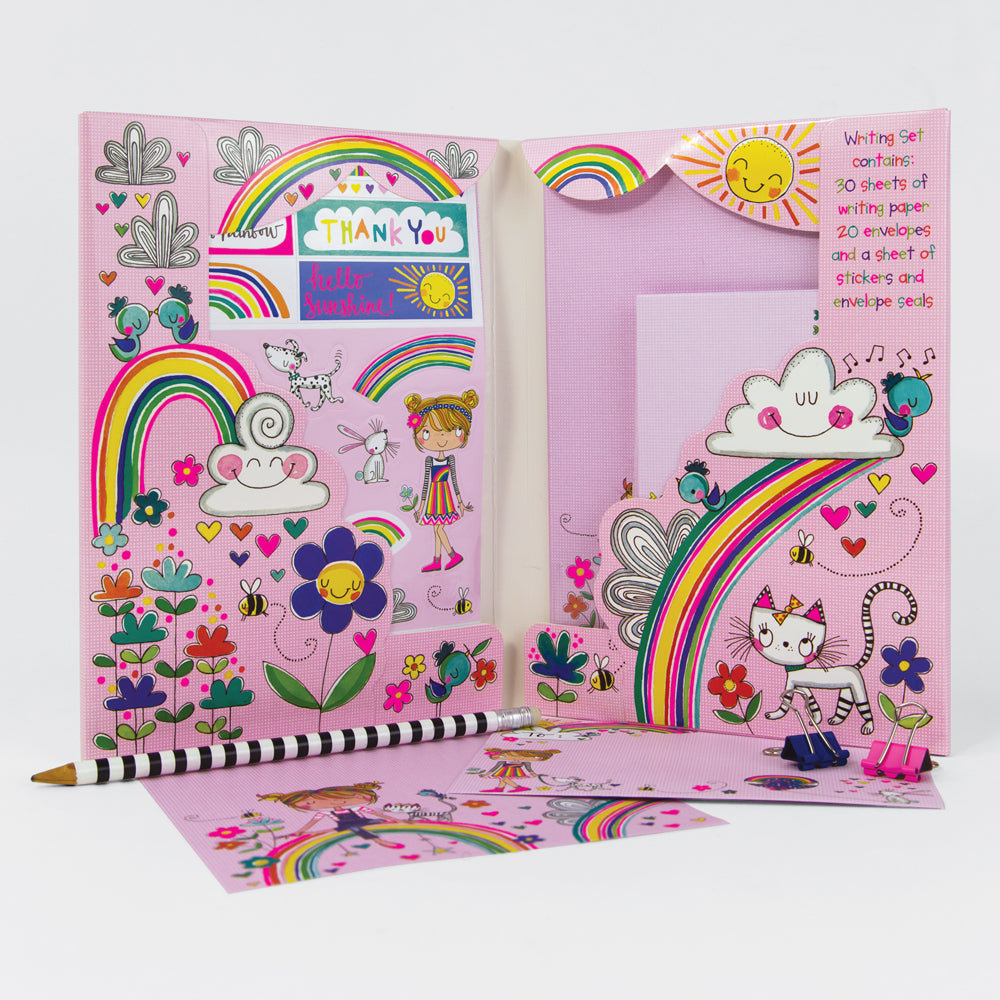 Letter Writing Set Wallet - Over the Rainbow