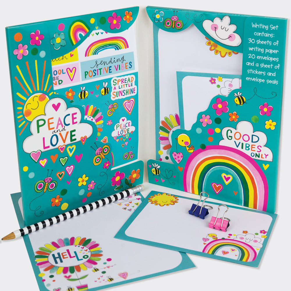 Letter Writing Set Wallet - Positive Vibes