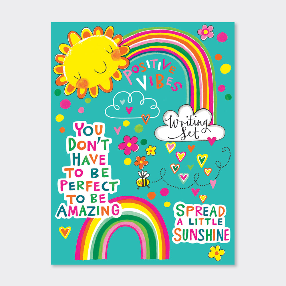 Letter Writing Set Wallet - Positive Vibes