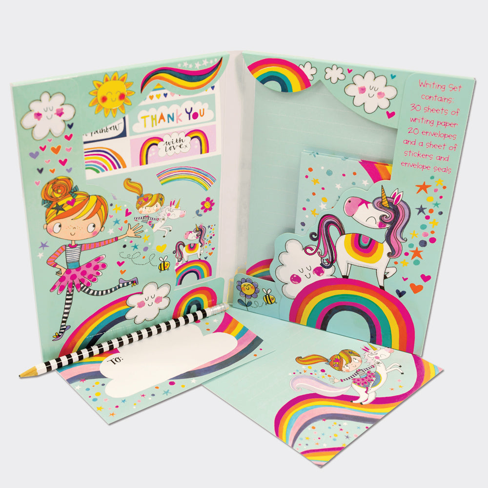 Letter Writing Set - Magical Rainbow Adventure