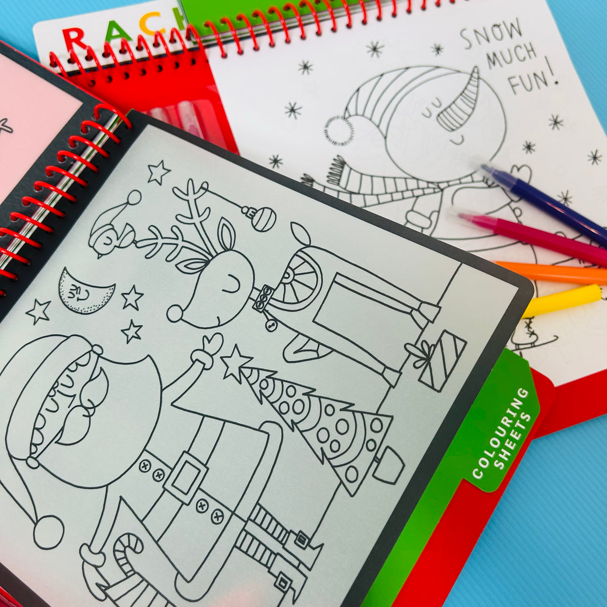Christmas Activity Book with Scratch Art & Stickers