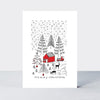 Almond - Merry Christmas/Cabin In The Woods Christmas Card